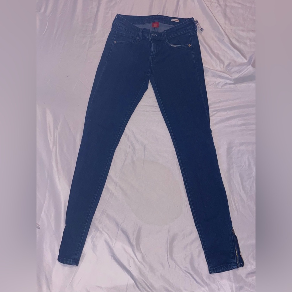Dark blue jeggings